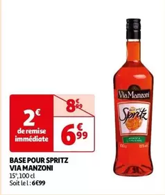 Via Manzoni - Base Pour Spritz