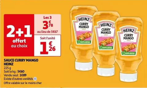 Heinz - Sauce Curry Mango