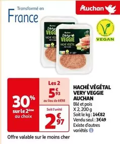 Auchan - Haché Végétal Very Veggie