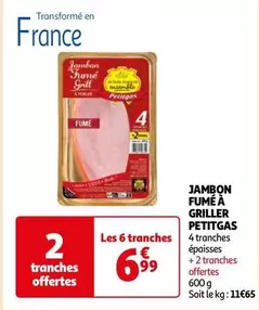 Petitgas - Jambon Fumé À Griller