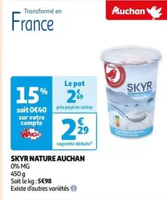 Auchan - Skyr Nature