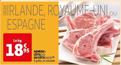 Agneau Côtes Ou Côtes