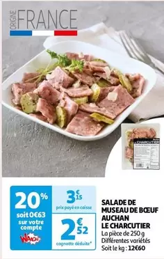 Auchan - Salade De Muscau De Boeuf Le Charcutier