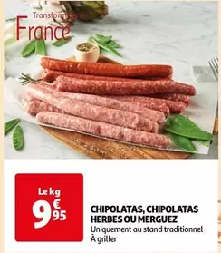 Chipolatas, Chipolatas Herbes Ou Merguez