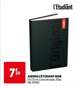 L'Etudiant - Agenda Noir