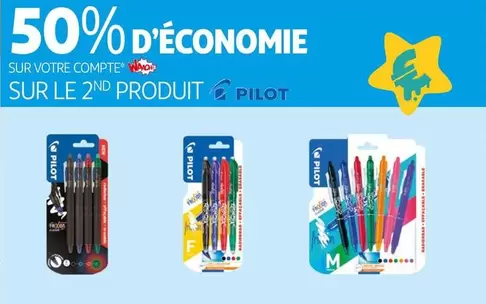 Pilot - 50% D'Économie Sur Votre Compte Wa Sur Le 2nd Produit