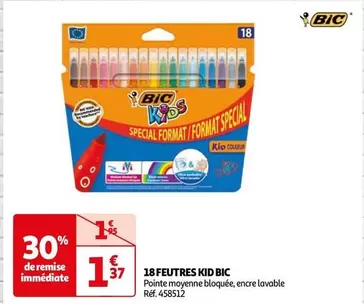 BIC - 18 Feutres Kid