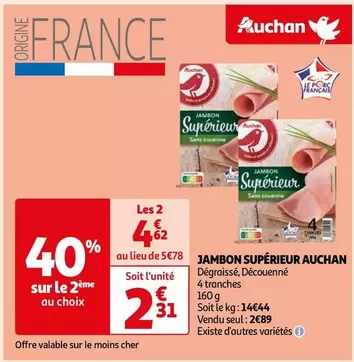 Auchan - Jambon Superieur