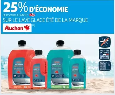 Auchan - 25% D'économie Sur Votre Compte Sur Le Lave Glace Été De La Marque