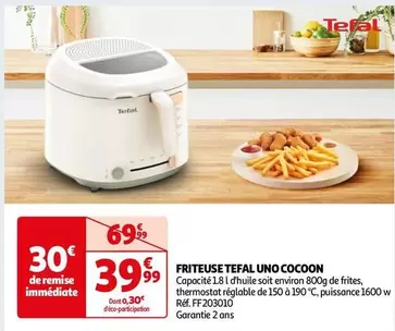 Friteuse Tefal Uno Cocoon