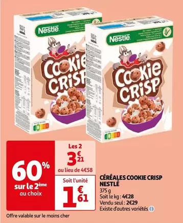 Nestlé - Céréales Cookie Crisp