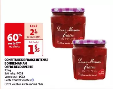 Bonne Maman - Confiture De Fraise Intense