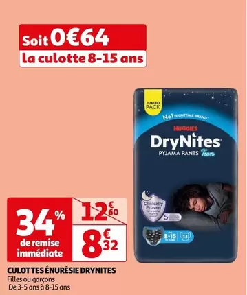 Huggies - Culottes Énurésie Drynites