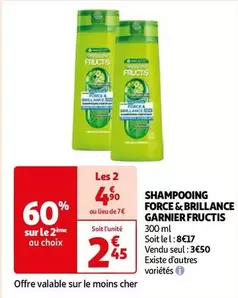 Garnier - Shampooing Force & Brillance Fructis