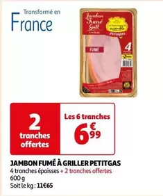 Petitgas - Jambon Fumé À Griller