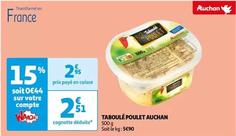 Auchan - Taboulé Poulet