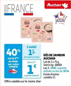 Auchan - Dés De Jambon