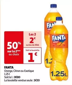 Fanta - Orange, Citron Ou Exotique