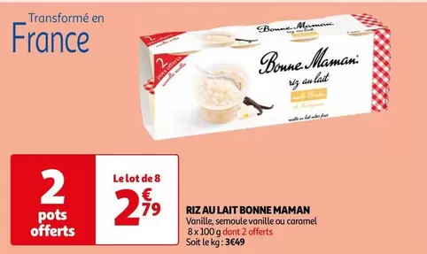 Bonne Maman - Riz Au Lait