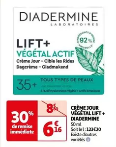 Diadermine - Crème Jour Végétal Lift +