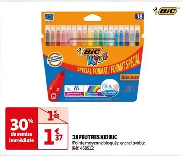 BIC - 18 Feutres Kid