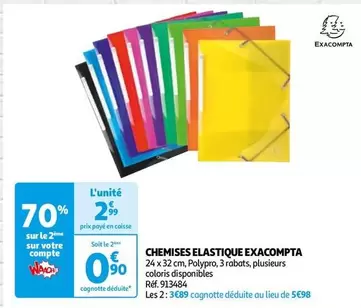 Exacompta - Chemises Elastique