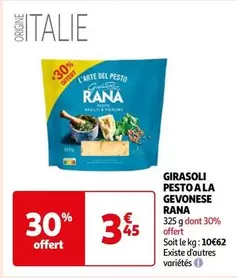 Rana - Girasoli Pesto A La Gevonese