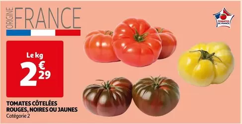 Tomates Côtelées Rouges, Noires Ou Jaunes