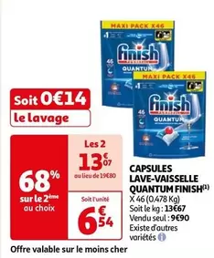 Finish - Capsules Lave-Vaisselle Quantum