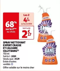 Cillit Bang - Spray Nettoyant Expert Crasse Et Calcaire 