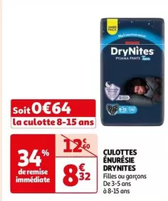 DryNites - Culottes Énurésie Drynites