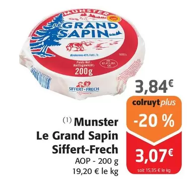 Siffert Frech - Munster Le Grand Sapin