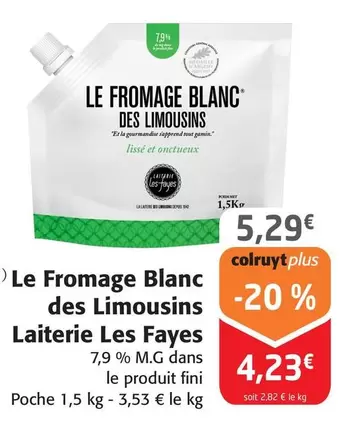 Laiterie Les Fayes - Le Fromage Blanc Des Limousins