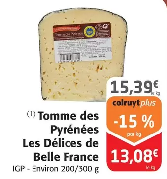 Les Délices Belle France - Tomme Des Pyrénées 