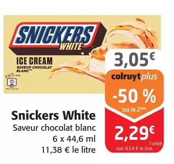 Snickers - White