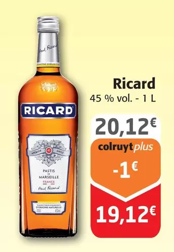 Ricard - 45% Vol. 1L