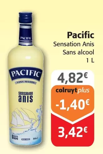 Pacific -  Sensation Anis Sans Alcool 1 L