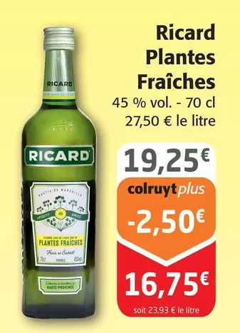 Ricard - Plantes Fraîches