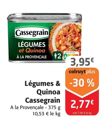 Cassegrain - Légumes & Quinoa