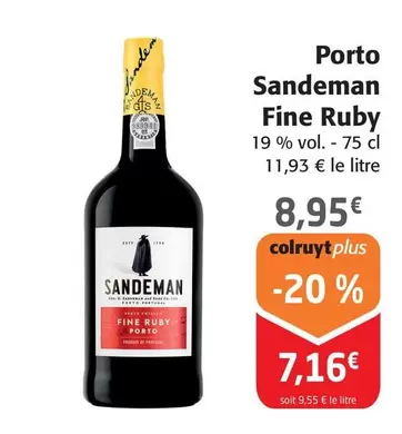 Porto Sandeman Fine Ruby