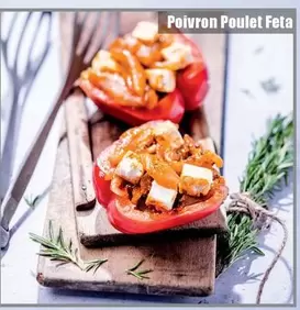 poivron poulet feta