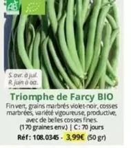 Triomphe De Farcy Bio offre à 3,99€ sur Magellan