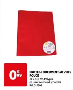 Pouce - Protege Document 40 Vues