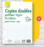 Lot 200 Copies Doubles Pouce