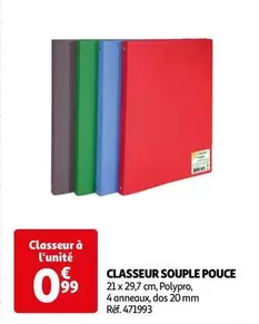 Pouce - Classeur Souple 