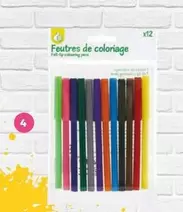 12 Feutres De Coloriage Pouce