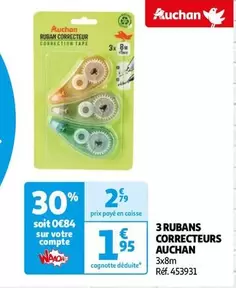 Auchan - 3 Rubans Correcteurs