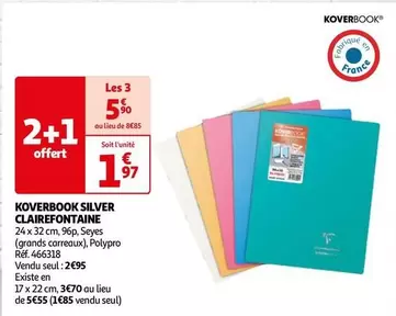 Clairefontaine - Koverbook Silver 