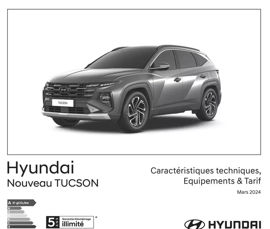 Mars - Hyundai Nouveau Tucson offre sur Hyundai