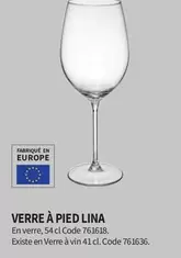 Verre A Pied Lina  offre sur Conforama